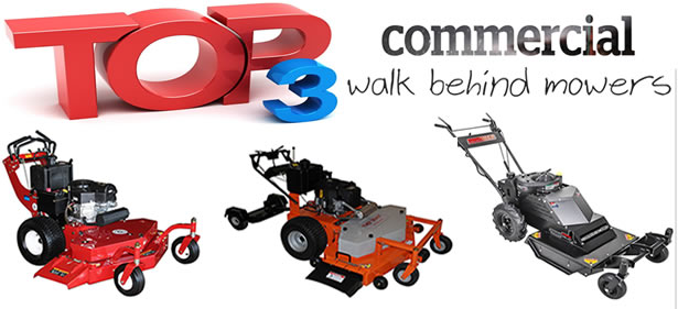 commercial walk behind mowers