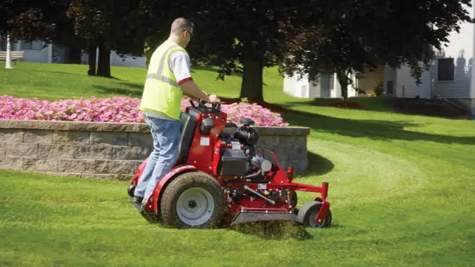 stand on mower