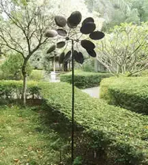 Big Modern Art Kinetic Metal Pinwheel