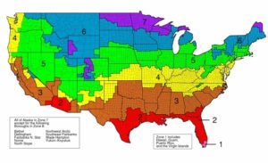 Climate zone map Climate zone map