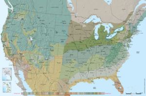 Sunset USA map Sunset USA map