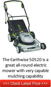 The Earthwise 50520 is a great all-round electric mower with very capable mulching capability