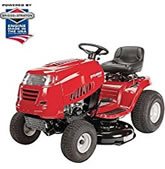 Poulan Pro 960420186 mulching mower in red