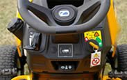 Cub Cadet XT1 steering wheel view